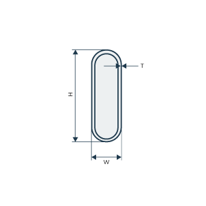 Svetsade Plattovala Precisionsrör EN 10305-5/E220